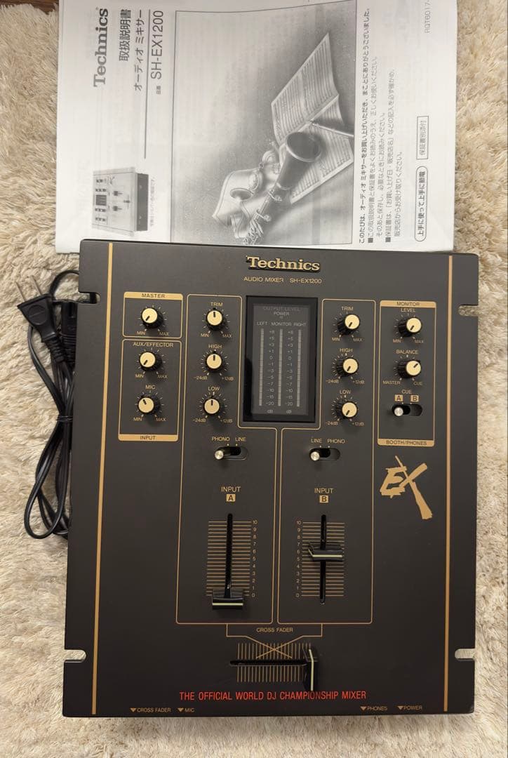 Technics　DJミキサー　SH-EX1200 中古品】Technics/DJミキサー/SH-EX1200 (シルバー) -DJ機材アナログ