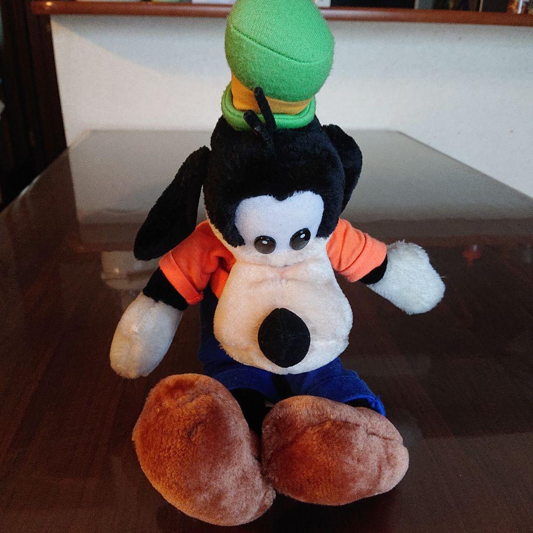 レア】グーフィー ぬいぐるみ (大) レトロ 42,5cmディズニーランド