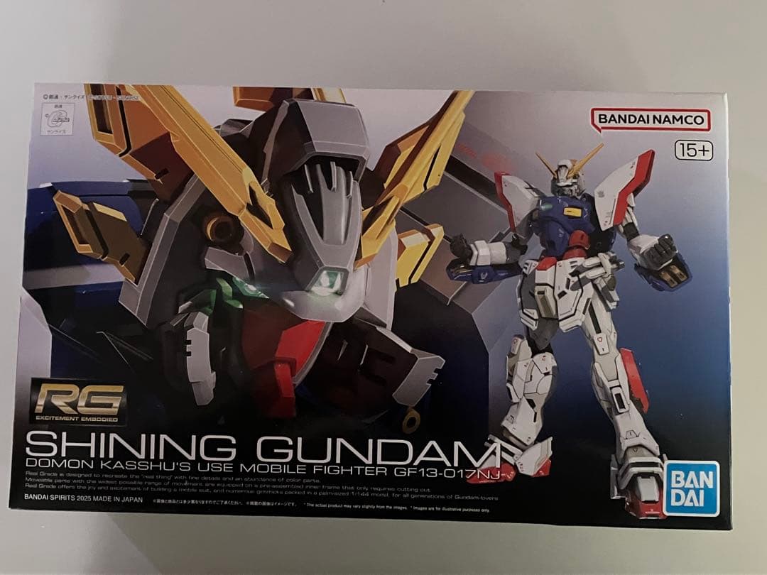 RG ガンプラ 4点セット (シャイニング、ゴッド、ダブルオーライザー