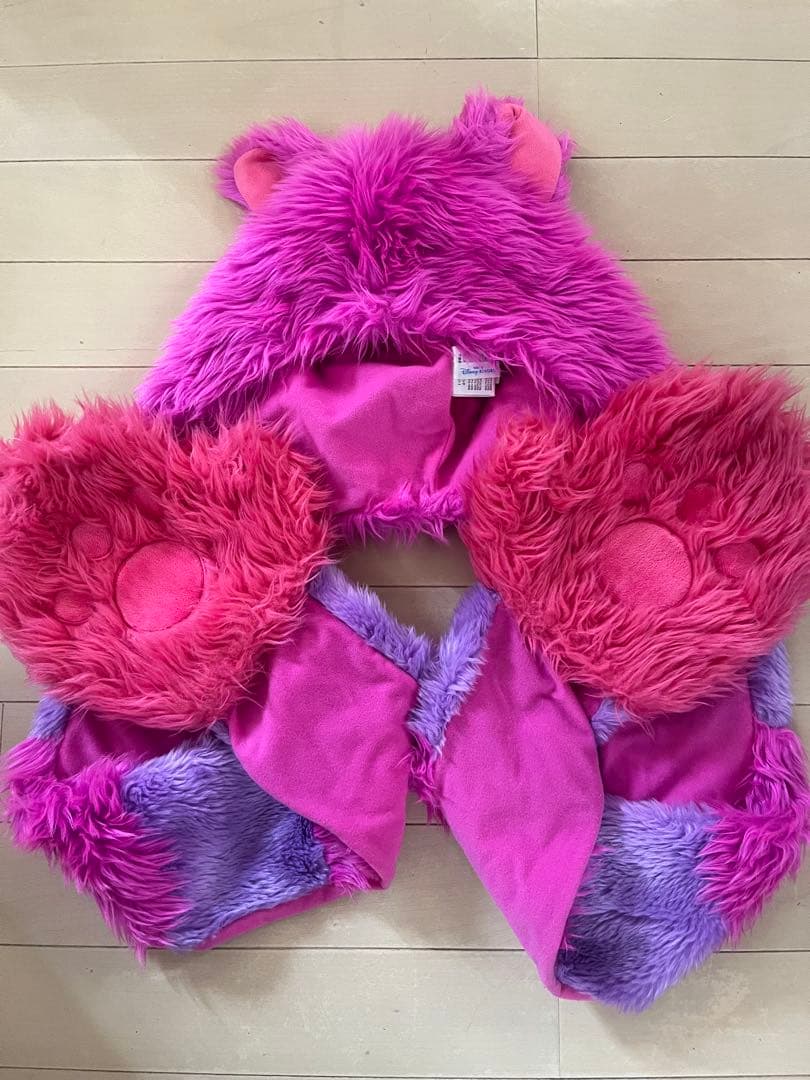 美品 ディズニーリゾート 限定ファンキャップ チシャ猫 マフラー帽子