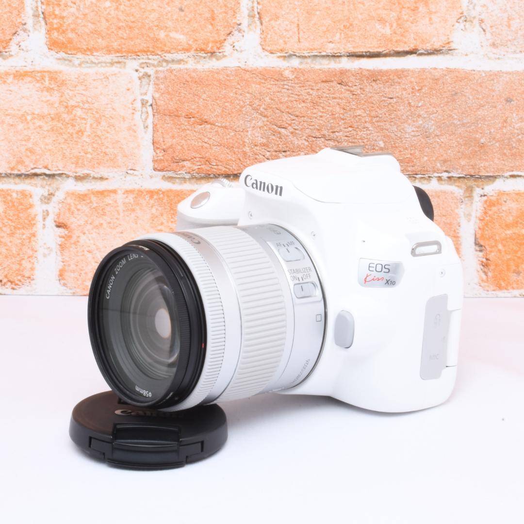 カメラ女子必見✨Wi-Fi機能✨Canon Kiss X10✨ホワイト - メルカリ