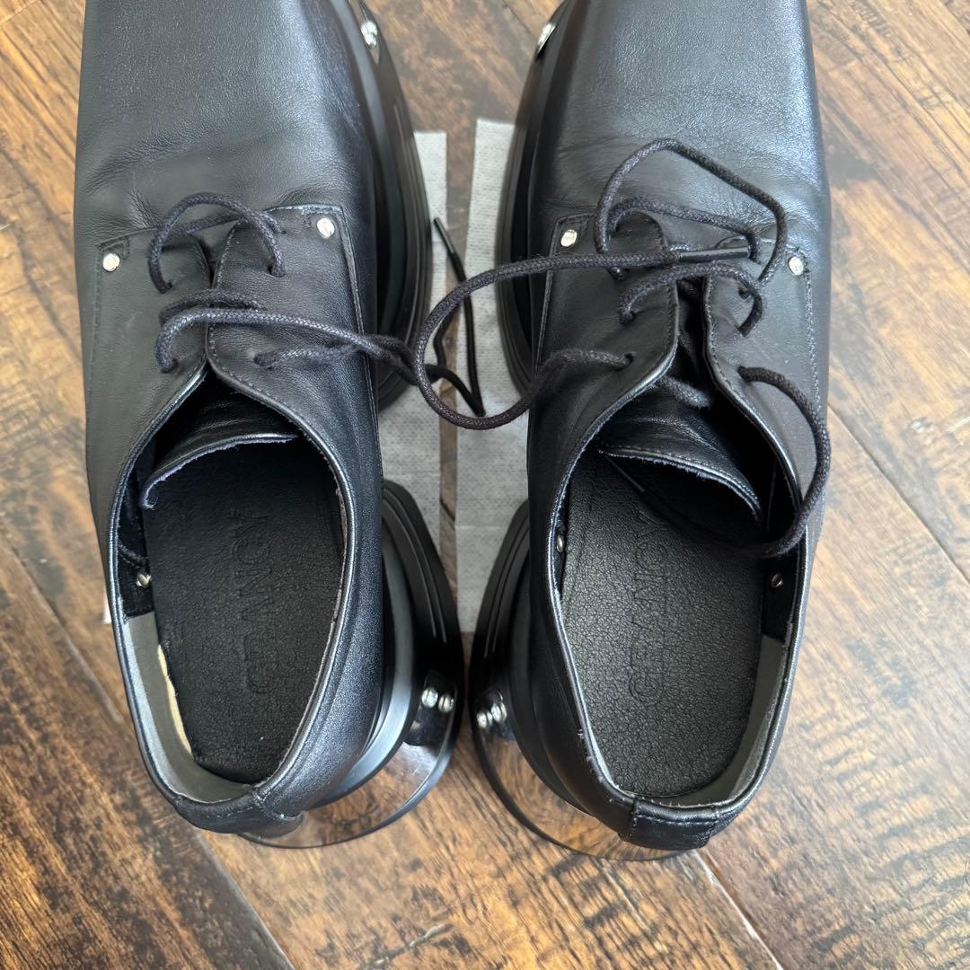 GRANCY】メタルプレートレザーシューズ - メルカリ