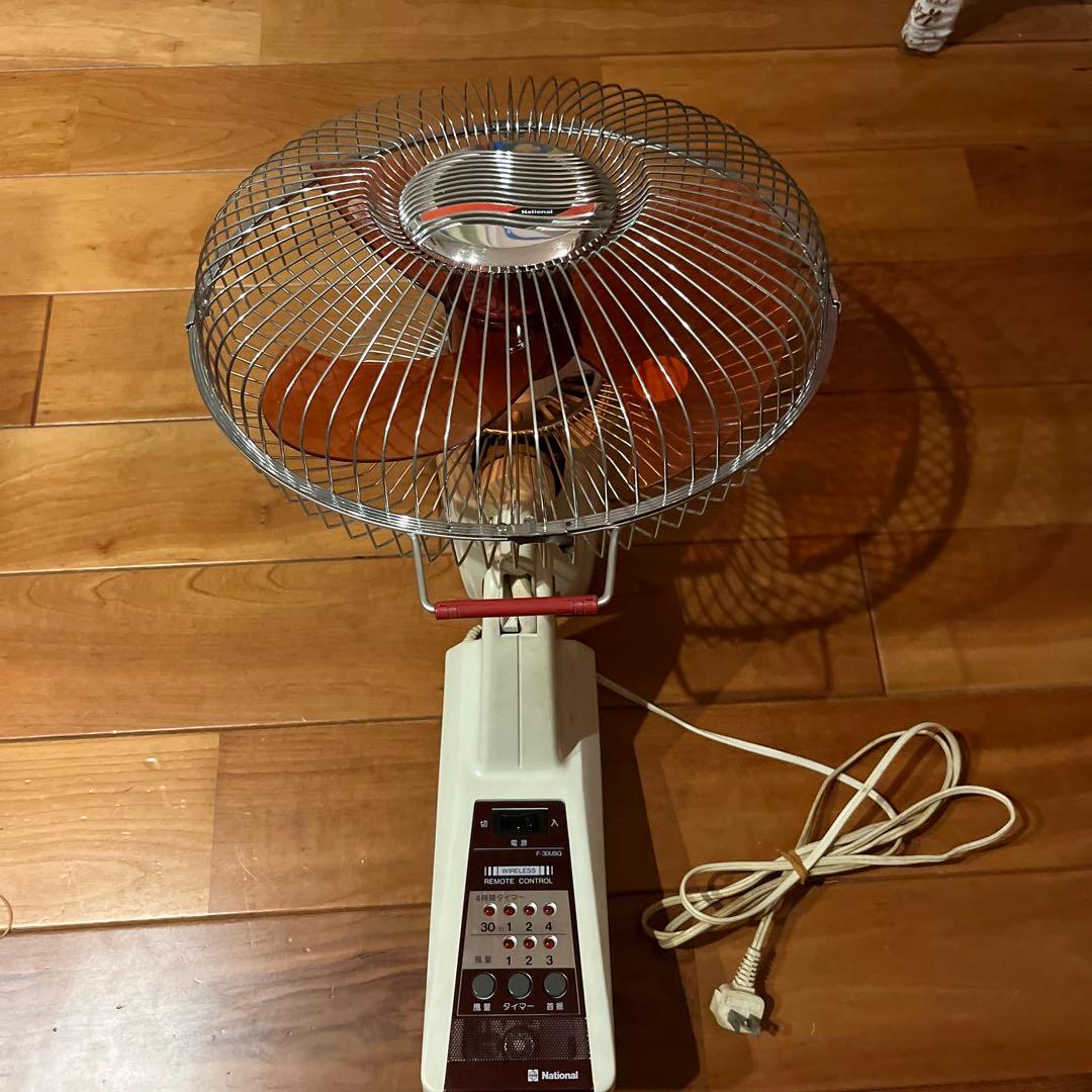 松下電器　ナショナル　壁掛け　扇風機　昭和レトロ 年代物　コレクション　希少 Yahoo!オークション -「ナショナル 壁掛け扇風機」の落札相場・落札価格