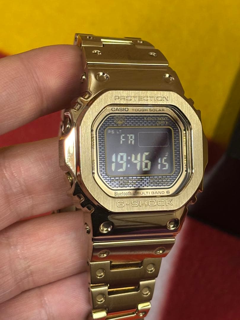 G-SHOCK GMW-B5000GD 電波ソーラー ゴールド 木村拓哉も着用 - メルカリ