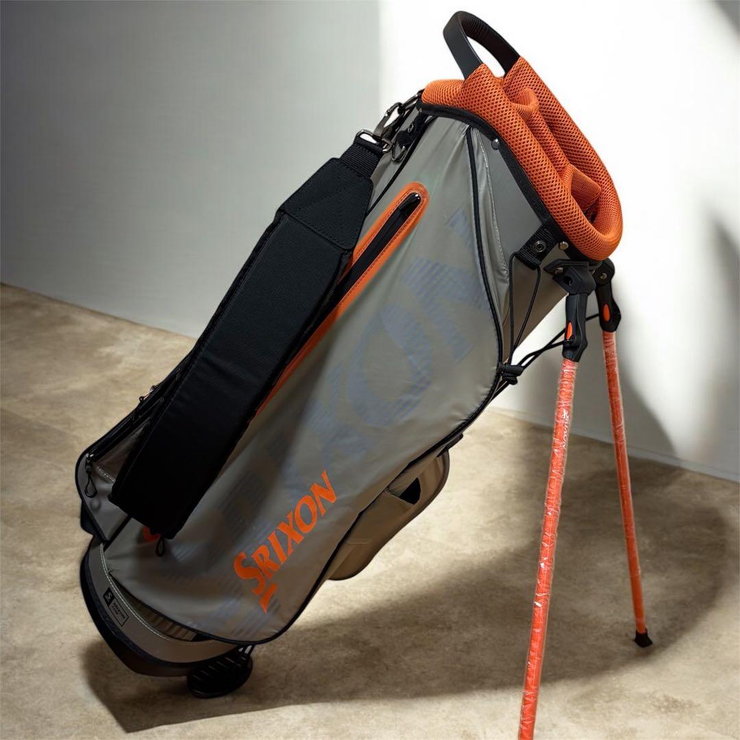 美品‼️スリクソン　スタンド式キャディバッグ　9.5型　超軽量で耐久性・撥水性 SRIXON DUNLOP（ダンロップ） スリクソン キャディバッグ GGC-S182
