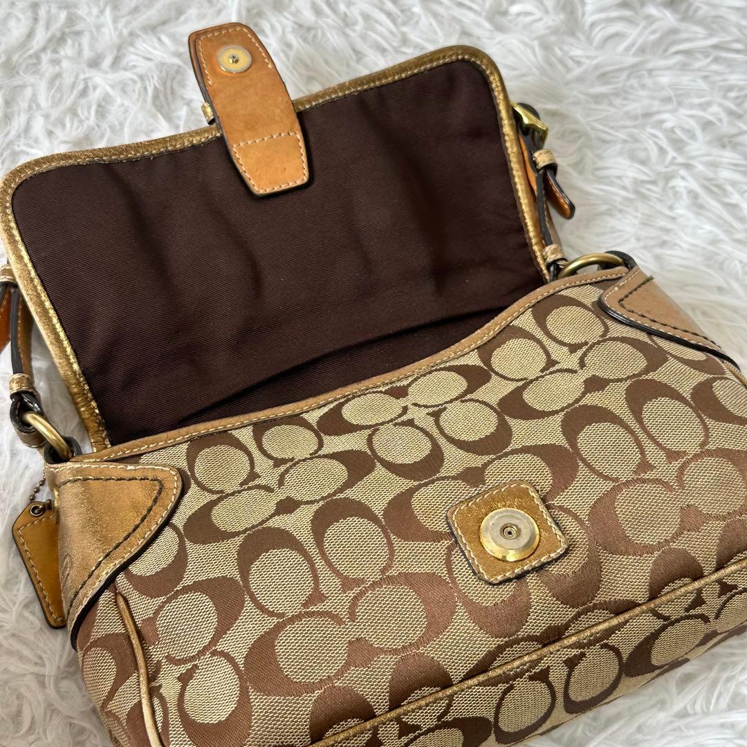 良品✨Coach コーチ ソーホー シグネチャー ワンショルダーバッグ 1482