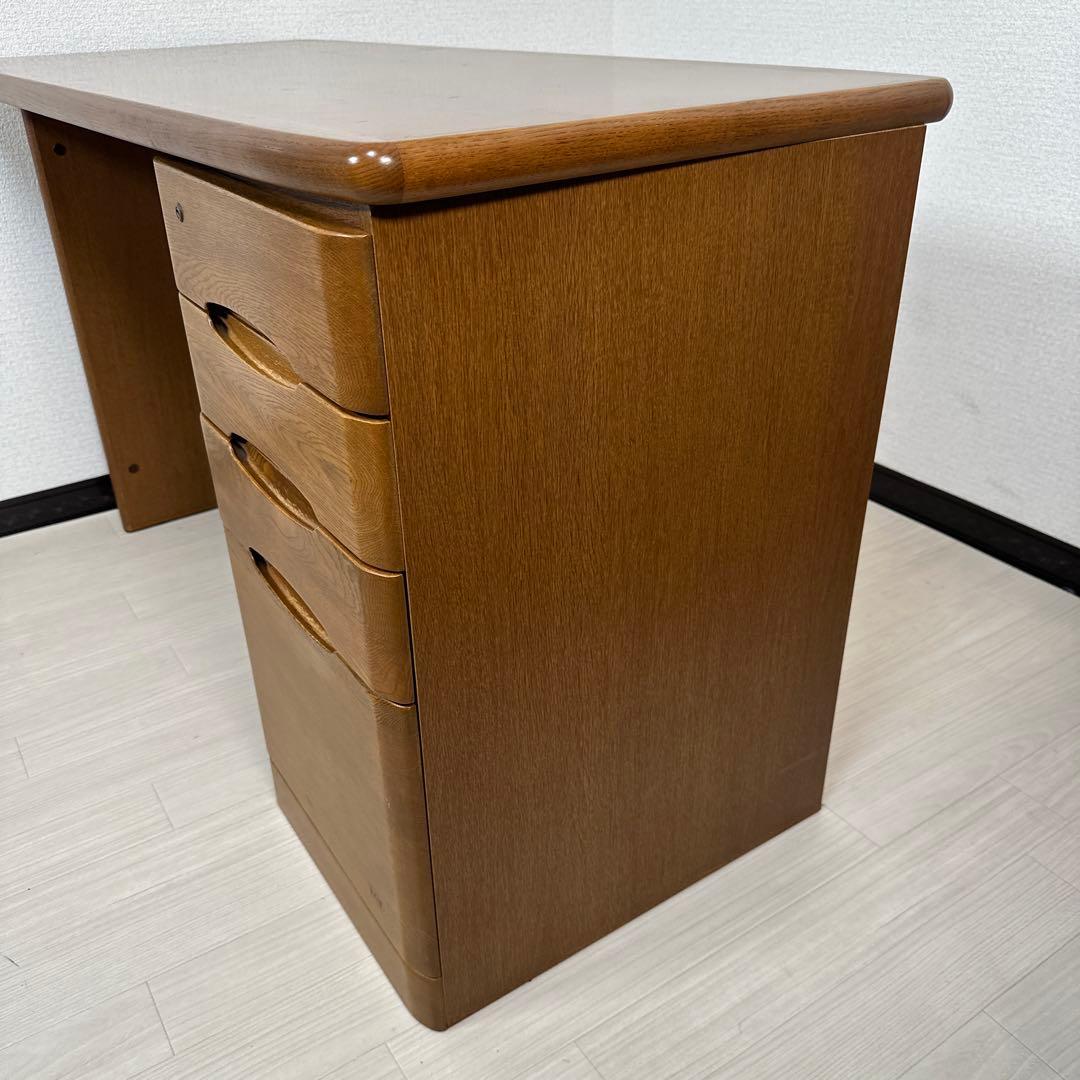 浜本工芸 HAMAMOTO デスク 片袖机 書斎机 学習机 勉強机 ※i4※