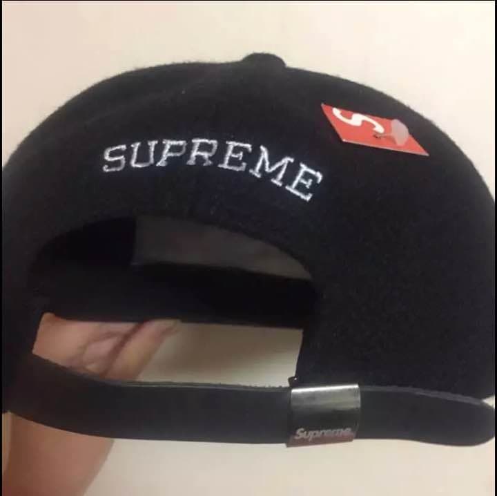 supreme Sロゴ キャップ blackSupreme 刺繍Sロゴ キャップ 黒 【公式通販】