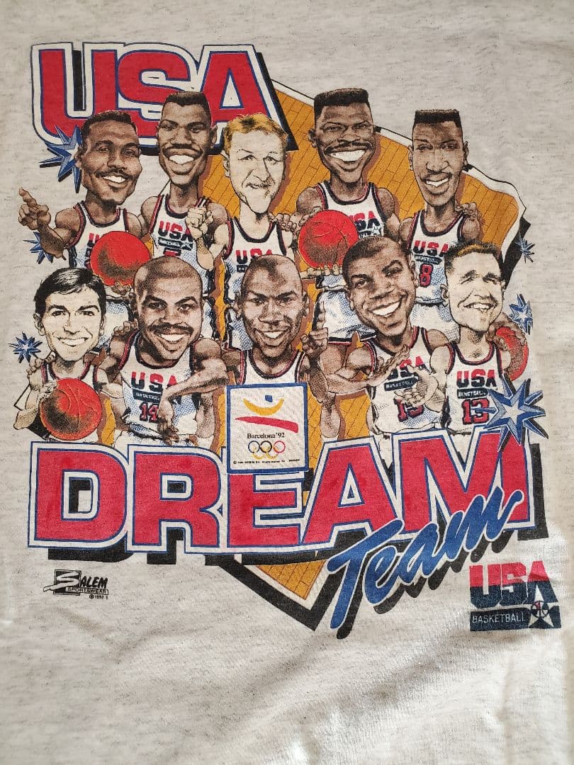 1992年 バルセロナ五輪 USA DREAM Team Tシャツ XLサイズ - メルカリ