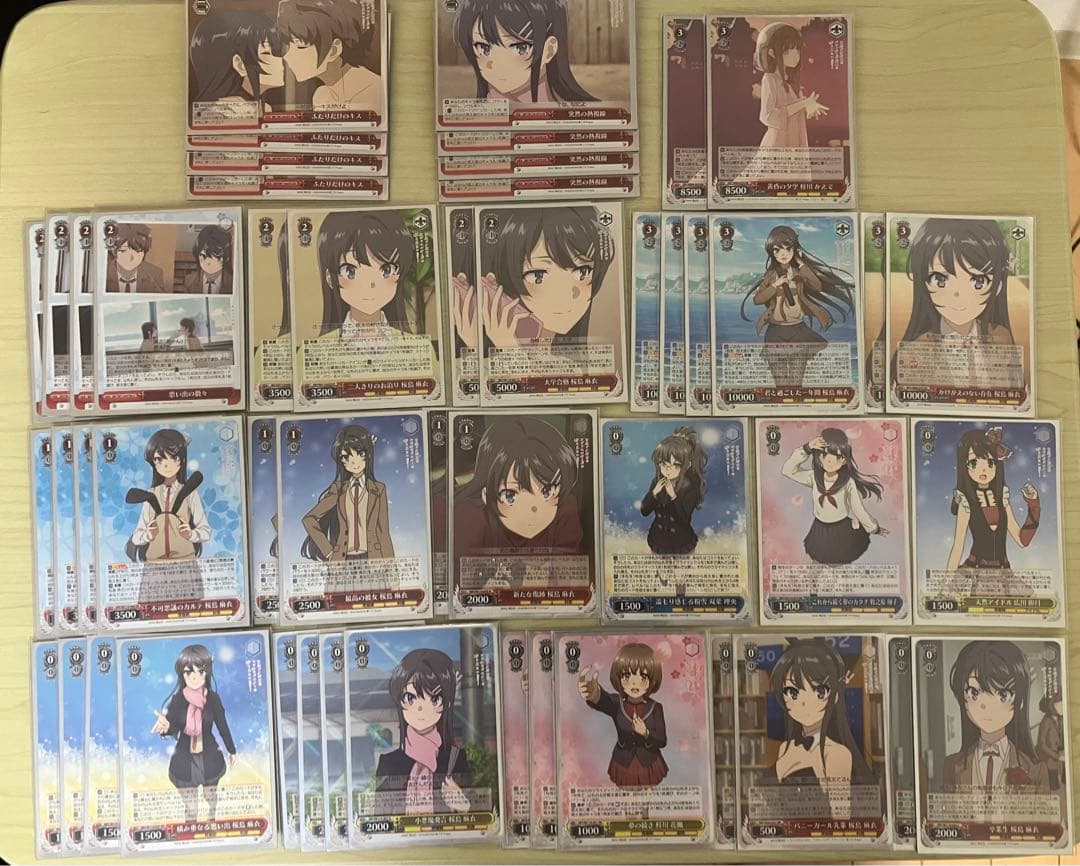 ヴァイスシュヴァルツ 青春ブタ野郎シリーズ 青ブタ デッキ パーツ付き