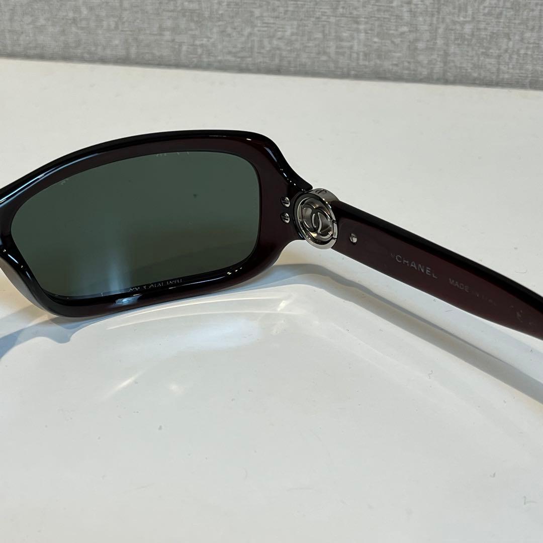 希少カラー✨️ CHANELサングラス 6024 サイドココ ボルドー - メルカリ