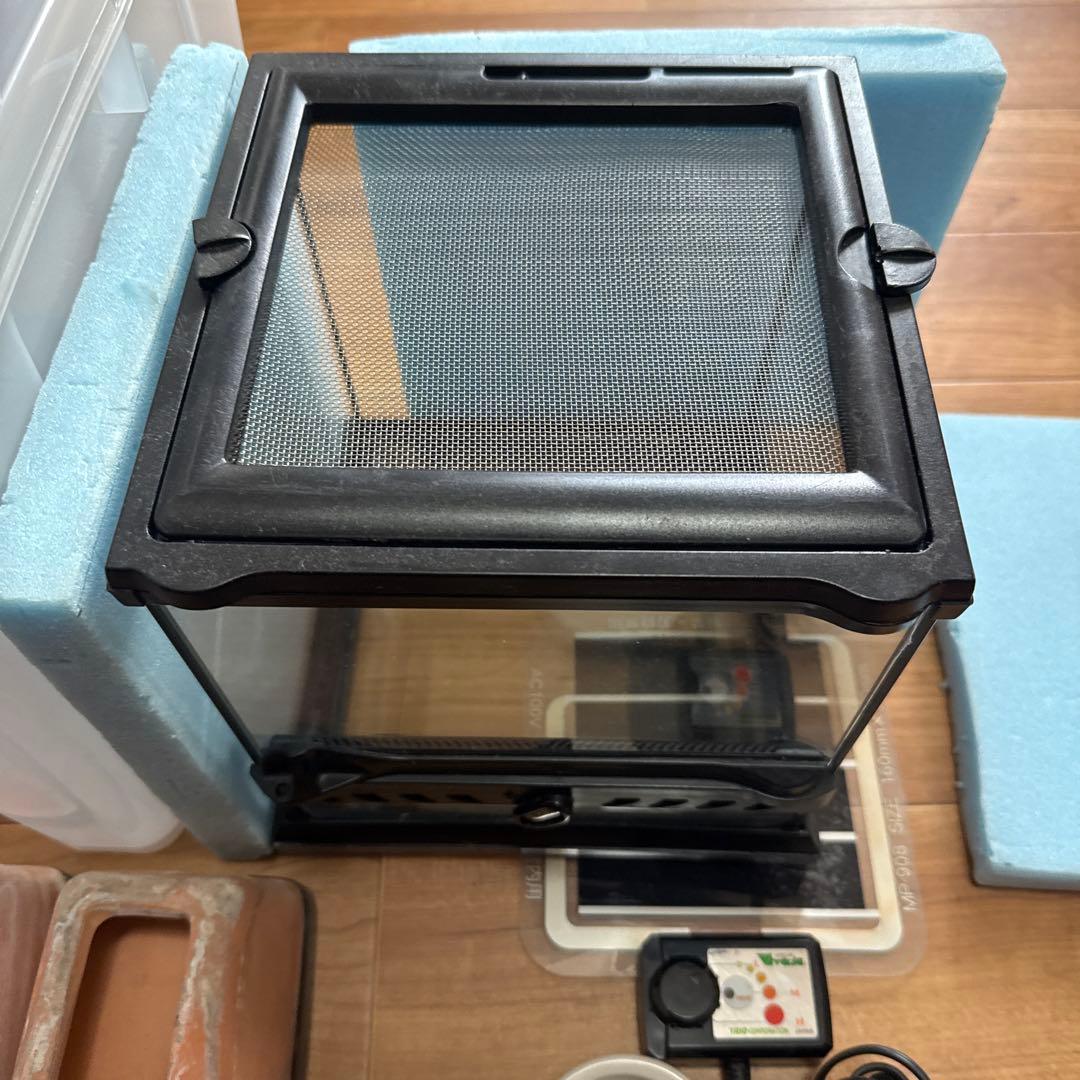 GEX EXOTERRA グラステラリウム ナノキューブ レオパ飼育セット - メルカリ