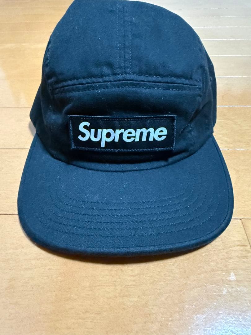 Supreme ブラックキャップ　キャンプキャップ Supreme シュプリーム 2024SS Denim Camp Cap デニムキャンプキャップ