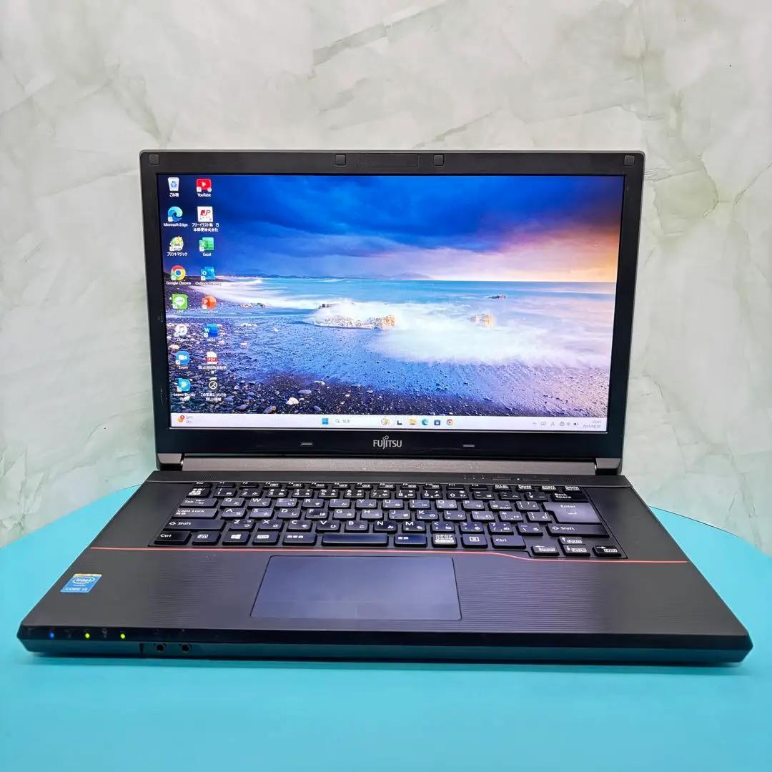 在庫処分SALE‼】☆Office付☆富士通爆速SSD☆i3ノート