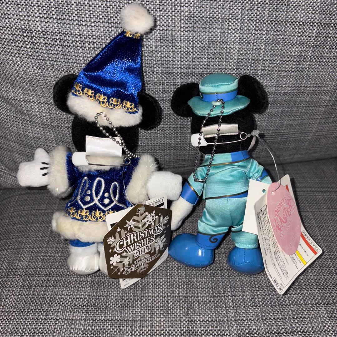 ディズニーリゾート TDR ミッキー ぬいぐるみバッジ ぬいば 12体セット