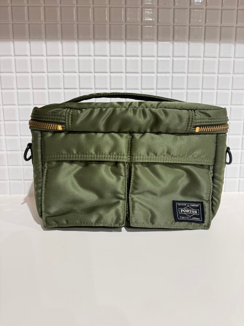 【激レア】超美品 廃盤 ポーター タンカー カメラバッグ S セージグリーン PORTER - 希少 初期 PORTER タンカー カメラバッグ S セージグリーン