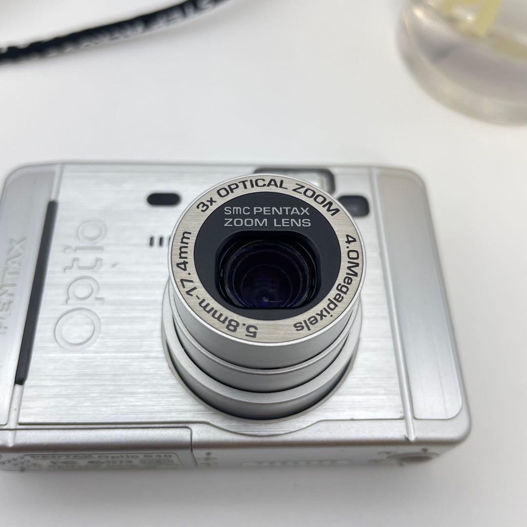 動作確認済✨PENTAX Optio S40✨スマホ転送OK 単三電池 可愛い