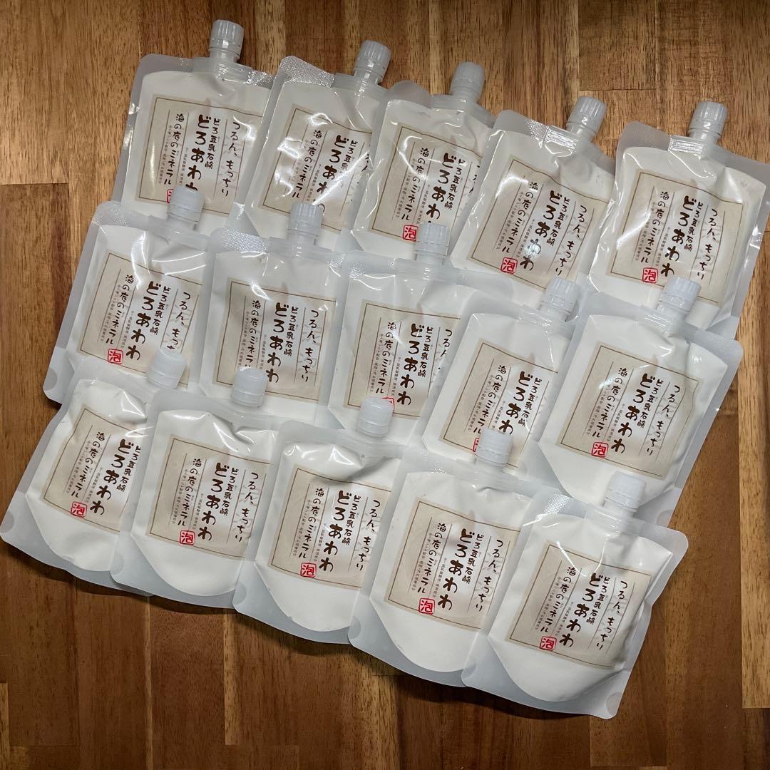 どろあわわ×15袋セット おまとめ6個セット】どろあわわ（洗顔料） 泡立てネット付 ｜チョコザップ