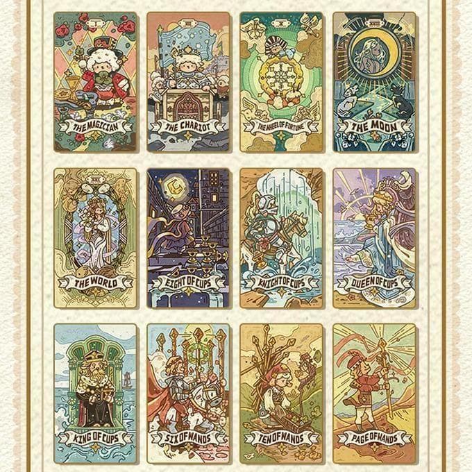 正規品タロットカード】海外ハンドメイドデッキ✨可愛い羊の谷のカード