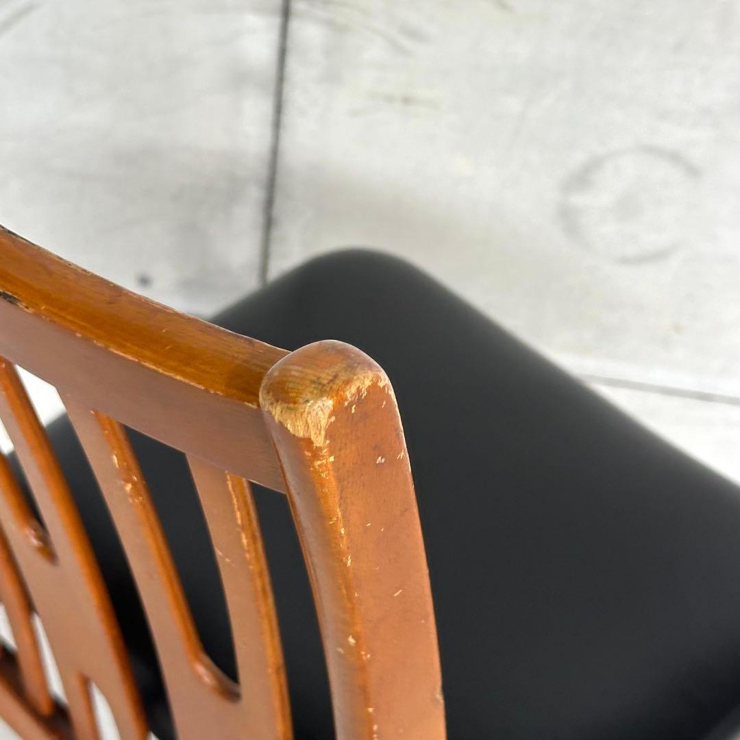 ✦昭和レトロ✦ karimokuカリモク 旧カタカナロゴ ダイニングチェア