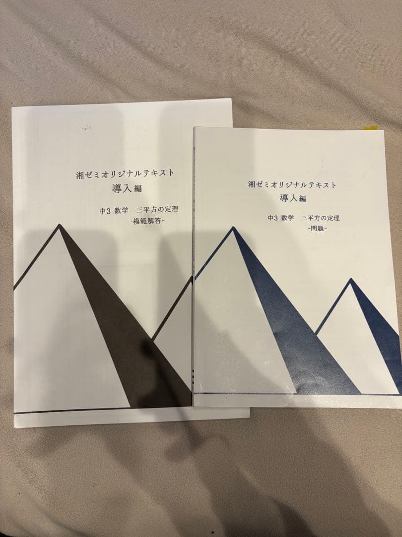 湘南ゼミナール オリジナルテキスト 中3数学 解答・解説付き 問題集