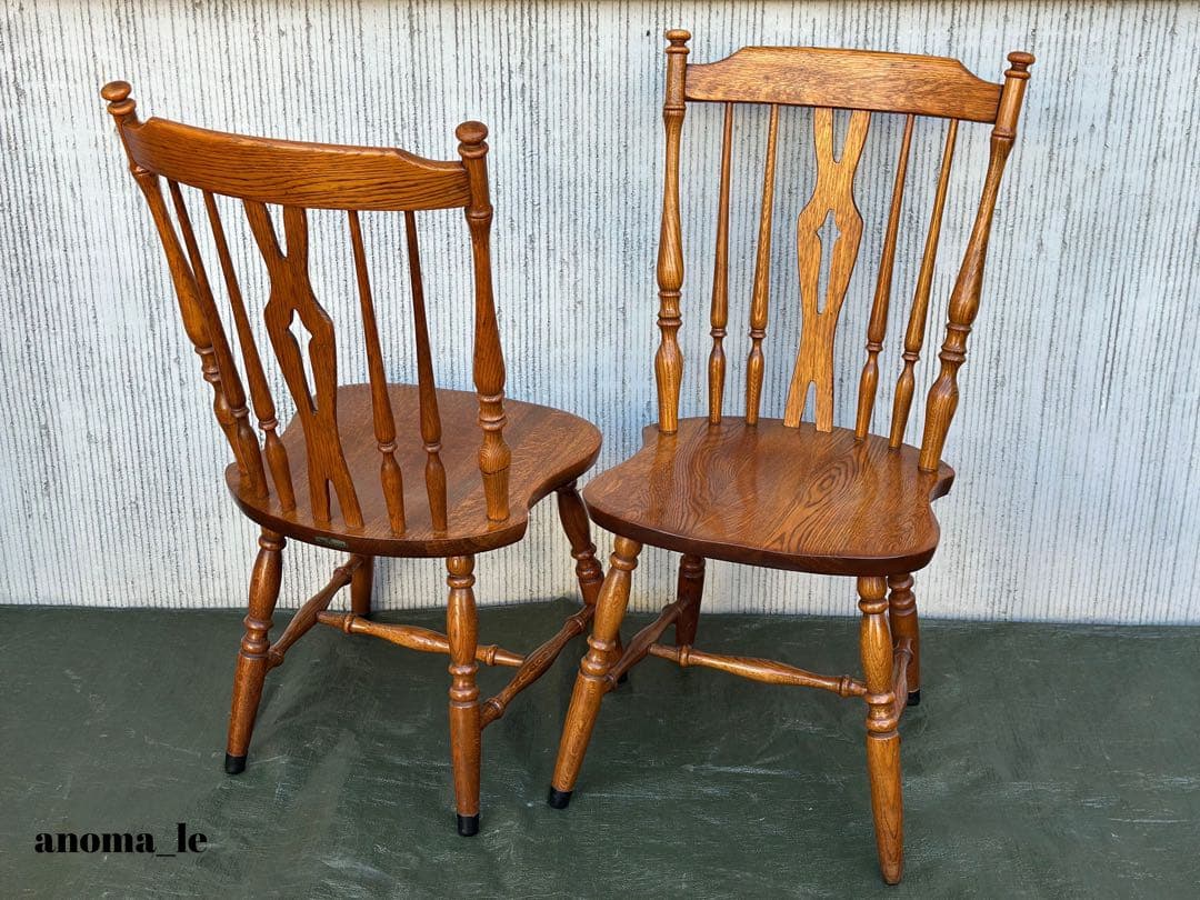 【ダイニングチェア】飛騨家具　たいへい　WINDS太平　スティックバック TAIHEI 太平 飛騨家具 木の椅子 A 木製ヴィンテージダイニングチェア