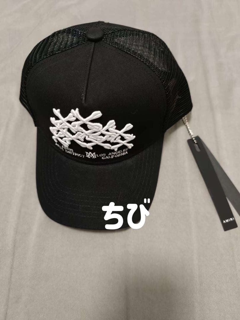 セールファッション - AMIRI ブラック トラッカーキャップ 新品タグ付き