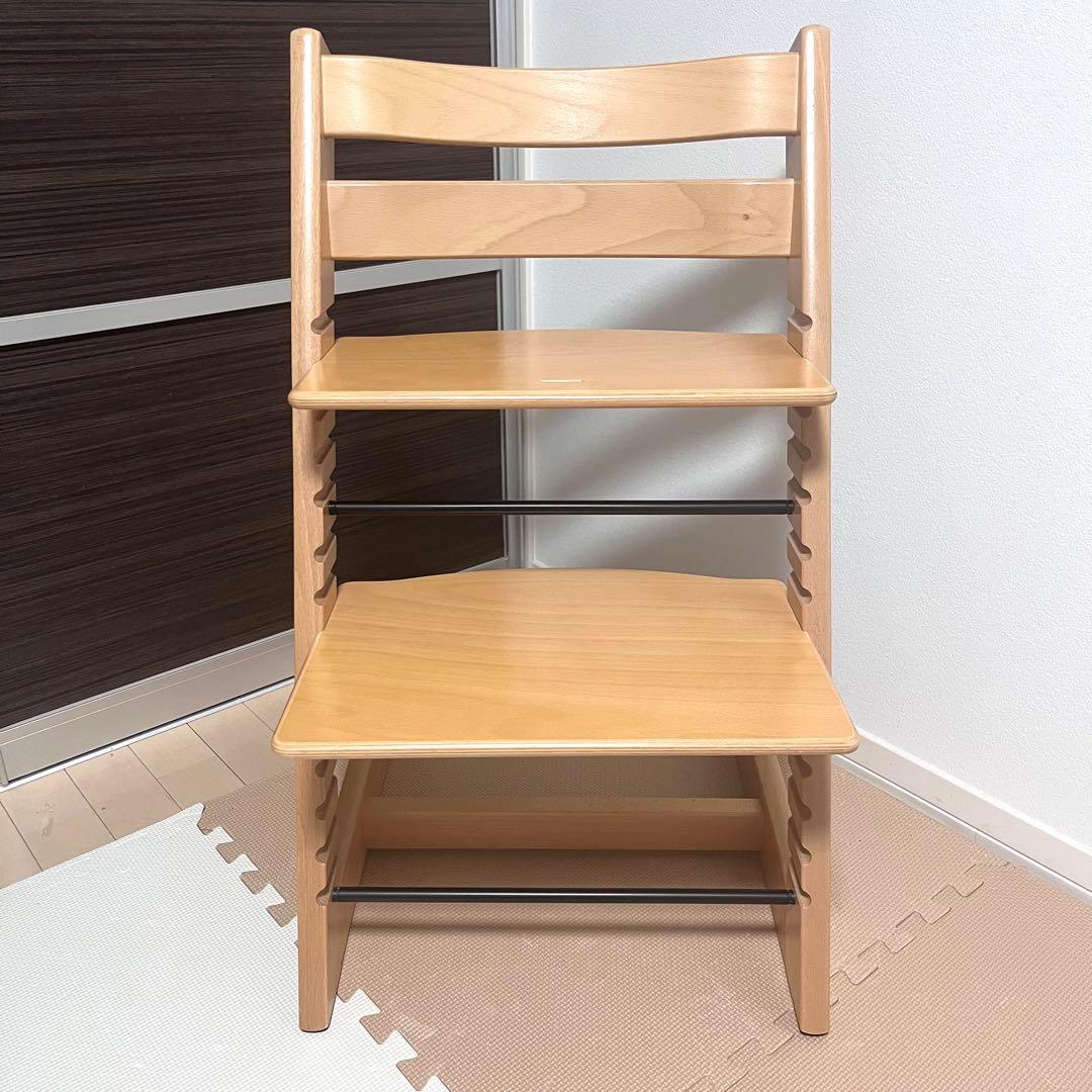 極美品【新型】シリアル4 ストッケ トリップトラップナチュラルの通販