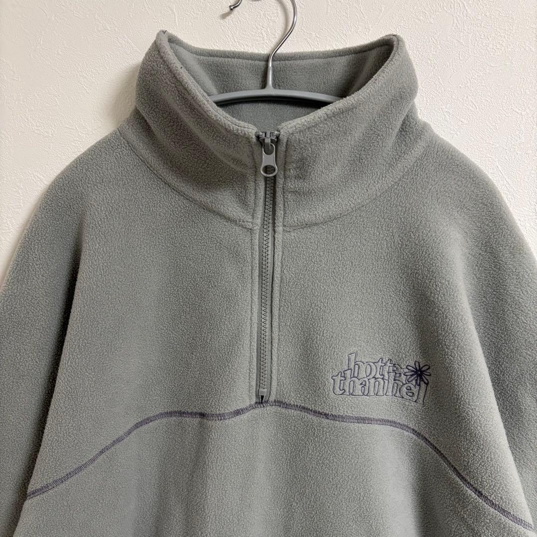 完売品☆HTH ハーフジップ フリースセットアップ グレー FREE SIZE