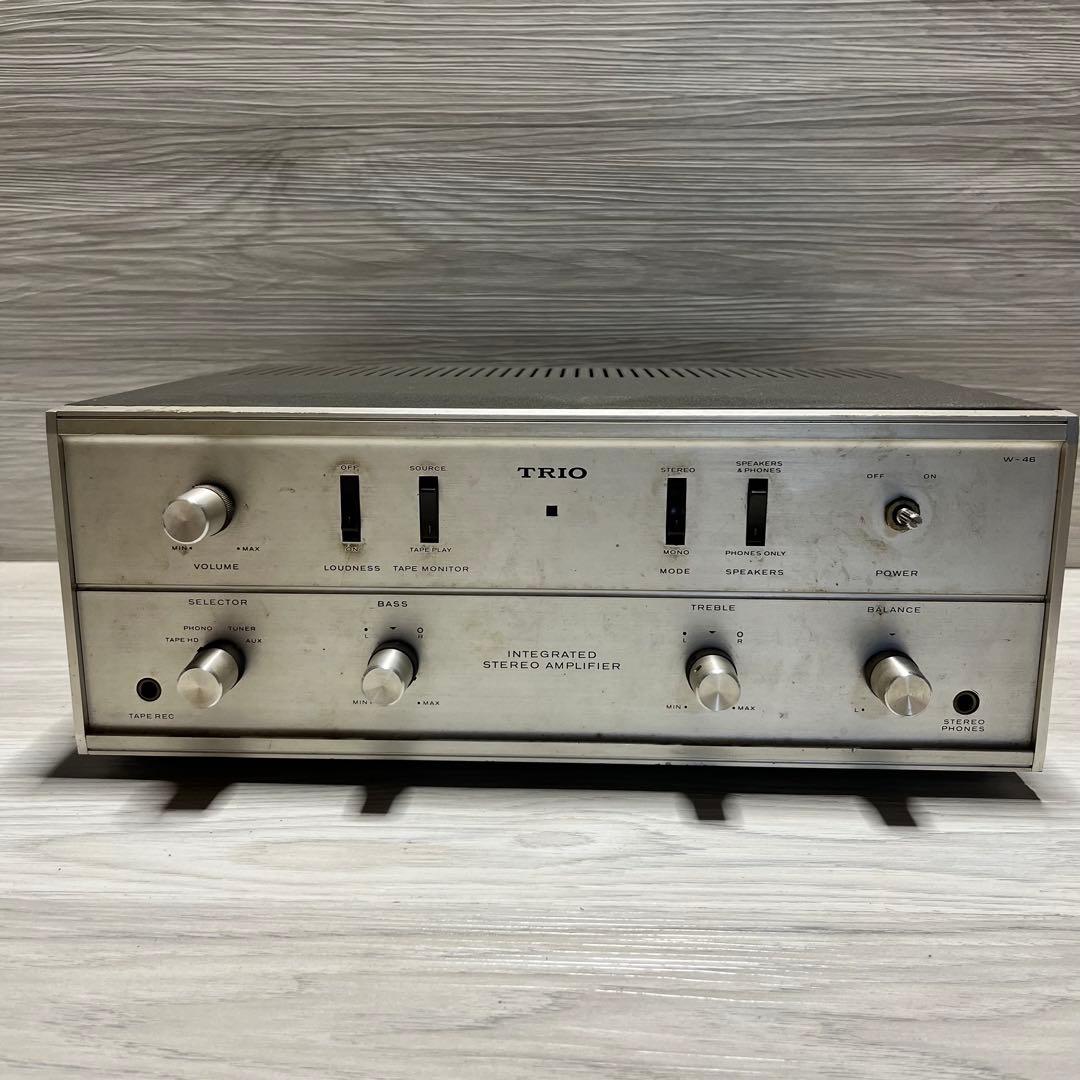 リ*ア様 TRIO 真空管式プリメインアンプ W-46K ジャンク TRIO W-46/W-46Kの仕様 トリオ