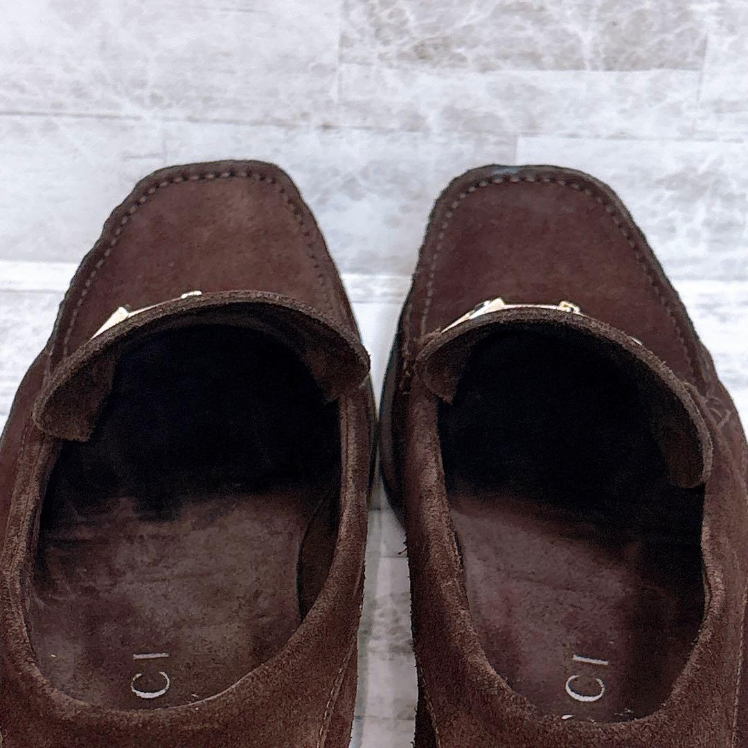 美品✨GUCCI ビットローファー スエード ゴールド金具 26.5cm 茶