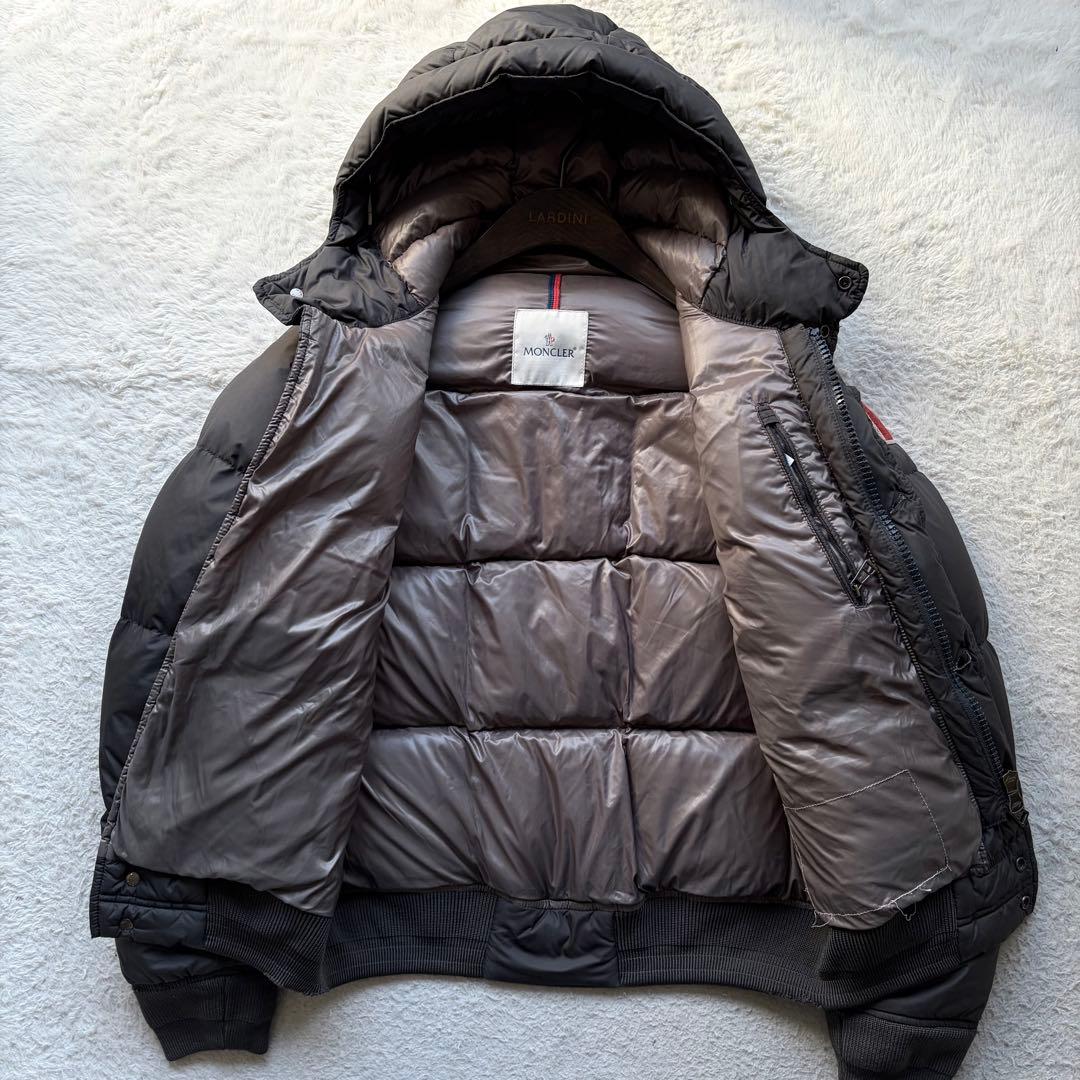 激レア】モンクレール ダウンジャケット ALBERIC フランス国旗 グレー
