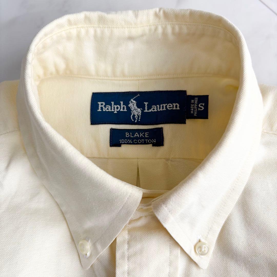 ラルフローレン】オックスフォードシャツ ポニーロゴ ゆったり 黄色