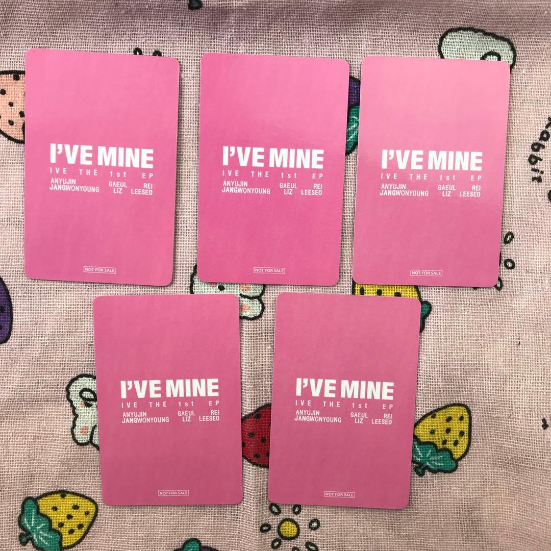 IVE I'VE会場限定mine 特典 ウォニョントレカ 5枚