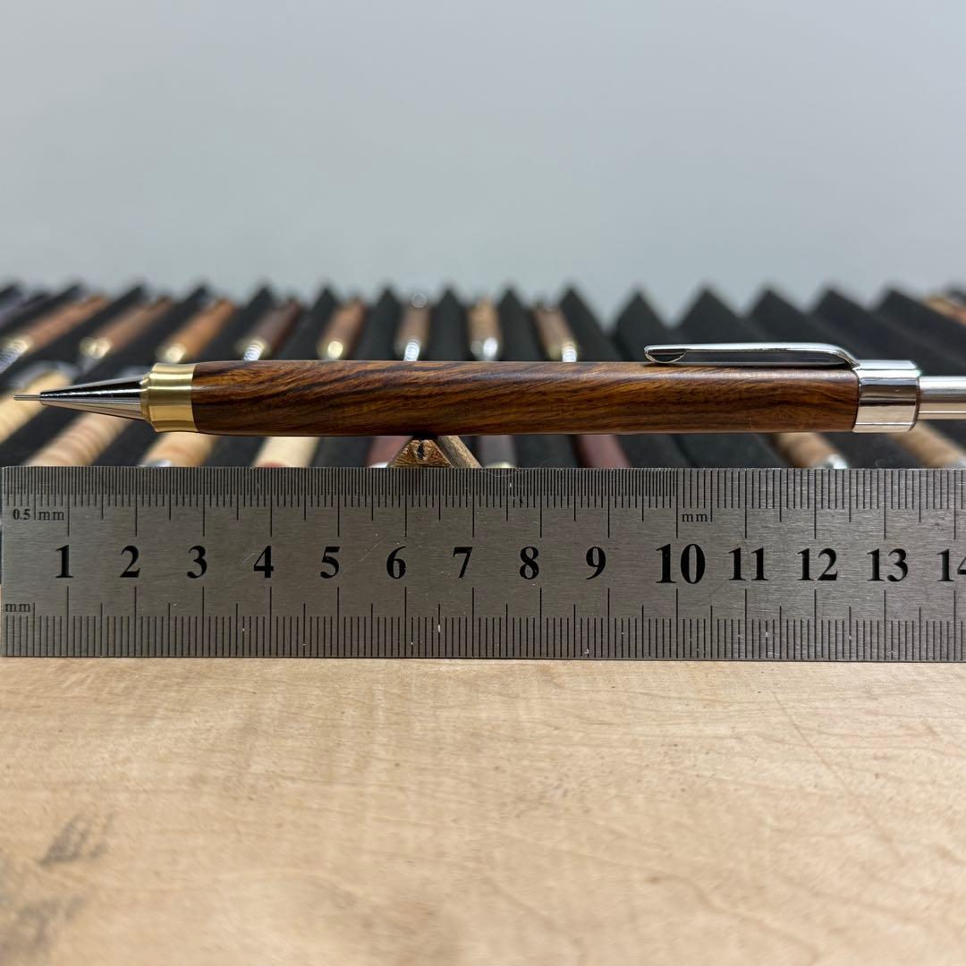 202デザートアイアンウッド 木製シャーペン 最強低重心ダブルR 真鍮