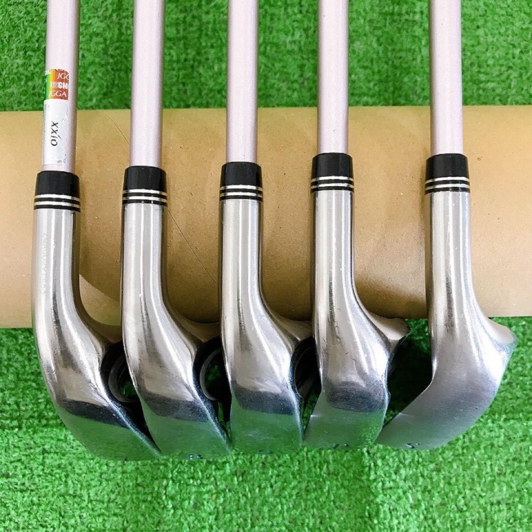 タ78☆ゼクシオナイン 5本レディースアイアンセット A MP900L ボルドー