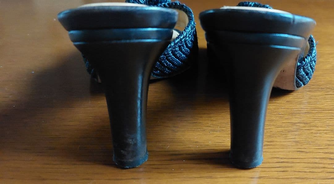 CHANEL シャネル　ブラック　ミュール　サンダル　サイズ35　22.5cm