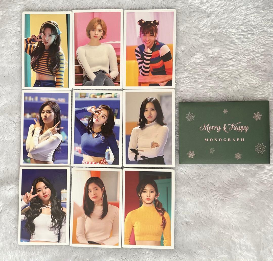 廃盤】TWICE Merry & Happy メリハピ モノグラフ トレカ付き - メルカリ