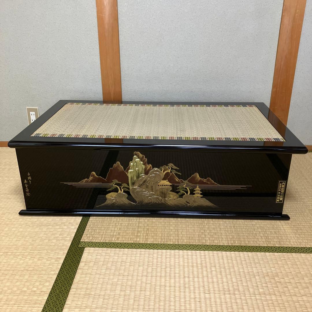 平飾り台　五月人形　畳台座　木製黒塗台　端午の節句　子供の日　鎧兜 五月人形 おしゃれ 鎧飾り 鎧 モダン インテリア 高級 5月人形 兜