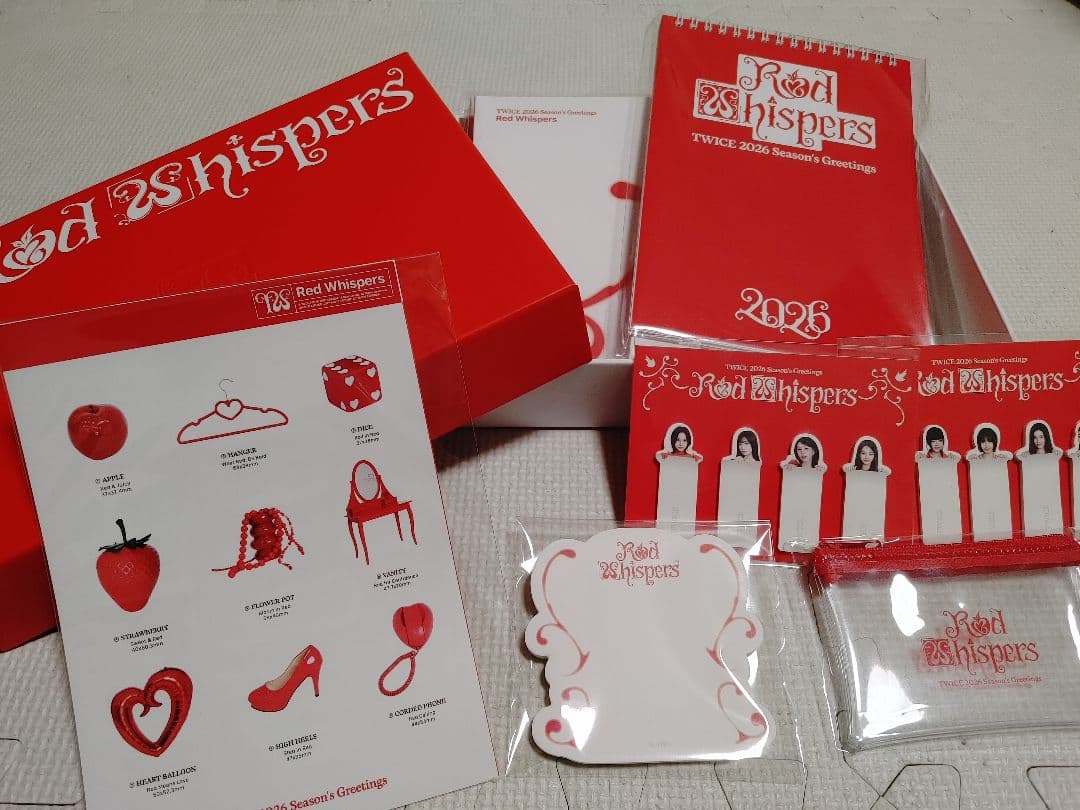 TWICEシーグリ2026 red whispers - メルカリ