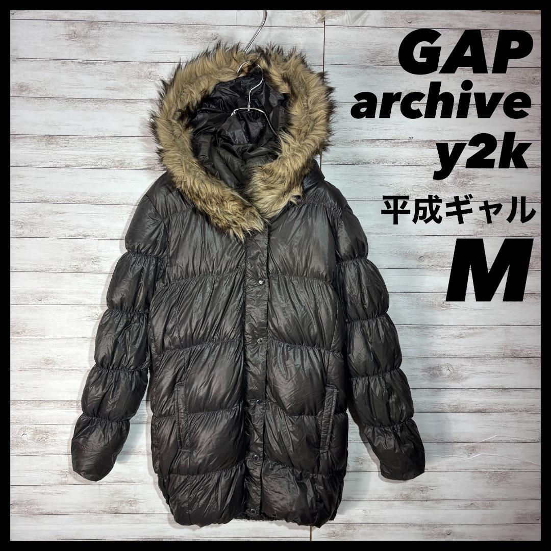 GAP archive ファー ダウン ジャケット y2k 平成ギャル ギャップ