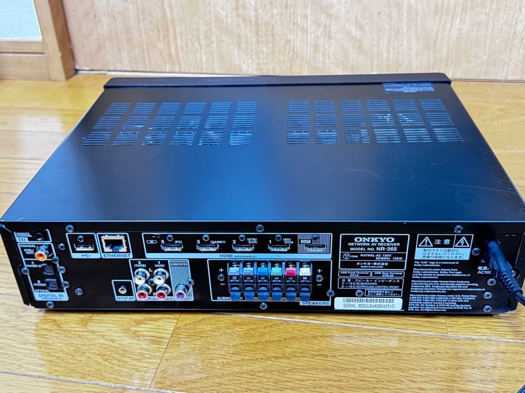 ONKYO ネットワークAVレシーバー NR-365 - メルカリ