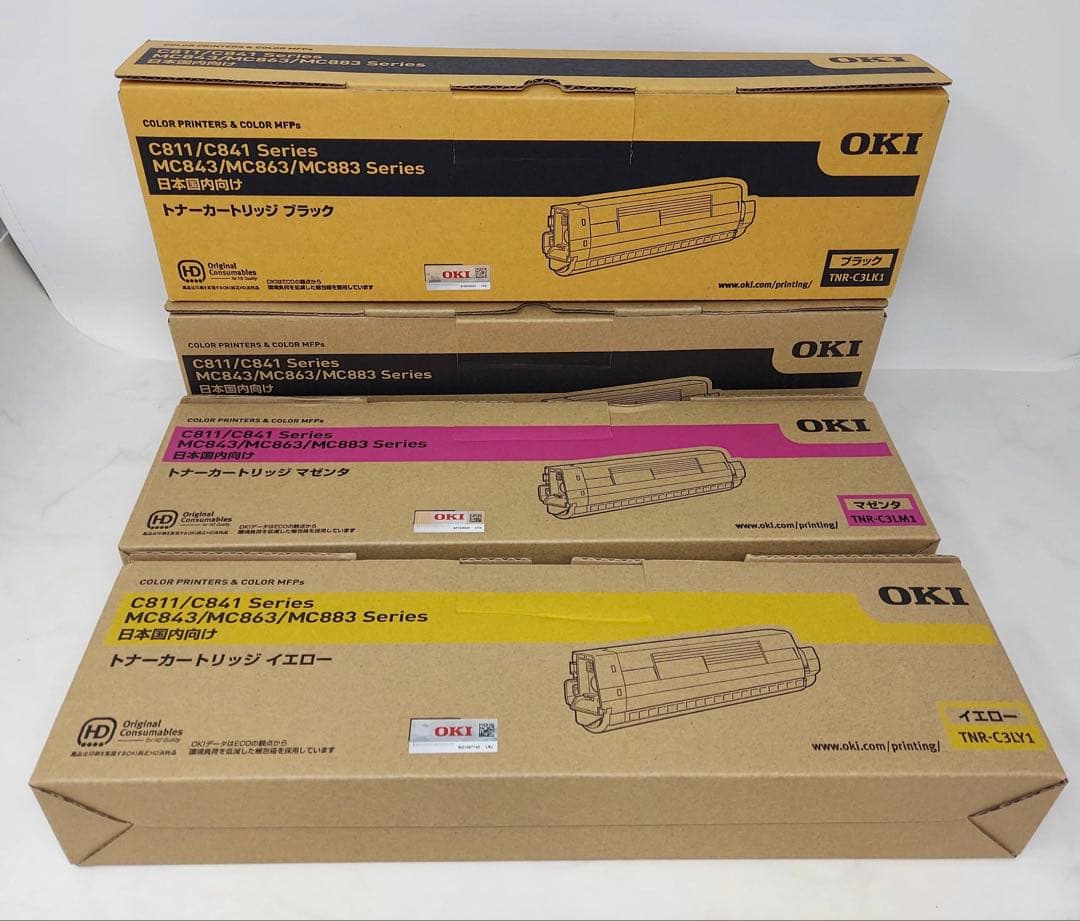 OKI 純正トナーカートリッジ 4本セット - メルカリ