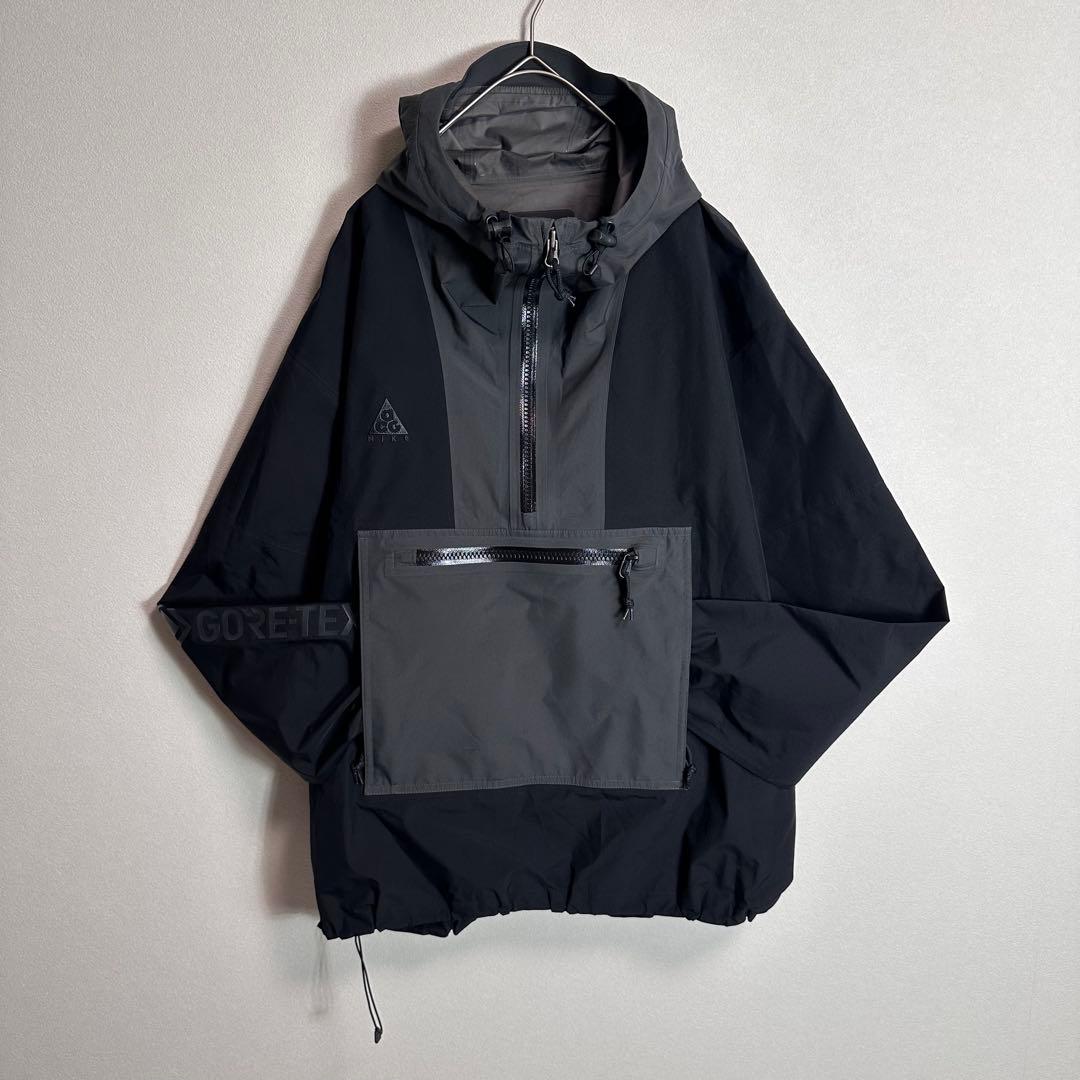 ゴアテックス】NIKE ACG ナイロンジャケット アノラックパーカー 黒 L
