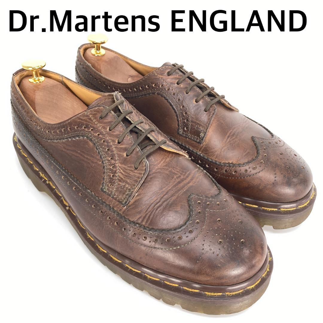 英国製 ドクターマーチン 3989 ウイングチップ5ホールシューズ