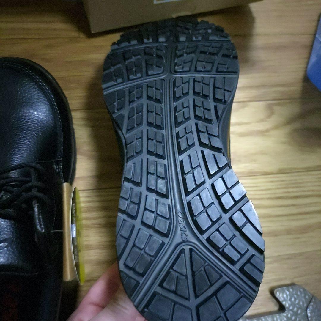 【新品 安全靴】ASICS WINJOB CP502 ブラック 23.5cm