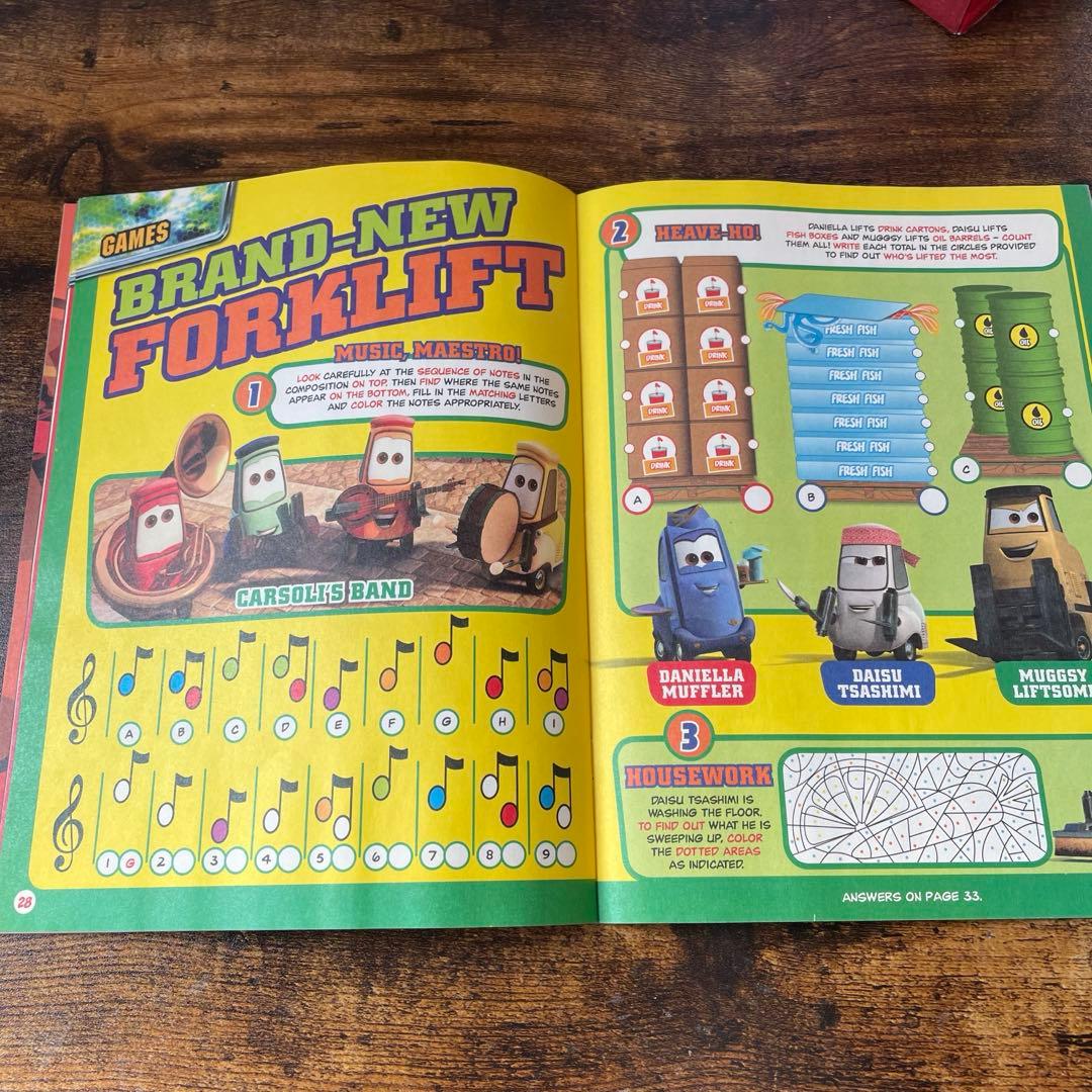 cars カーズ 希少 レア 2012年 フルカラー33ページ 本 - メルカリ