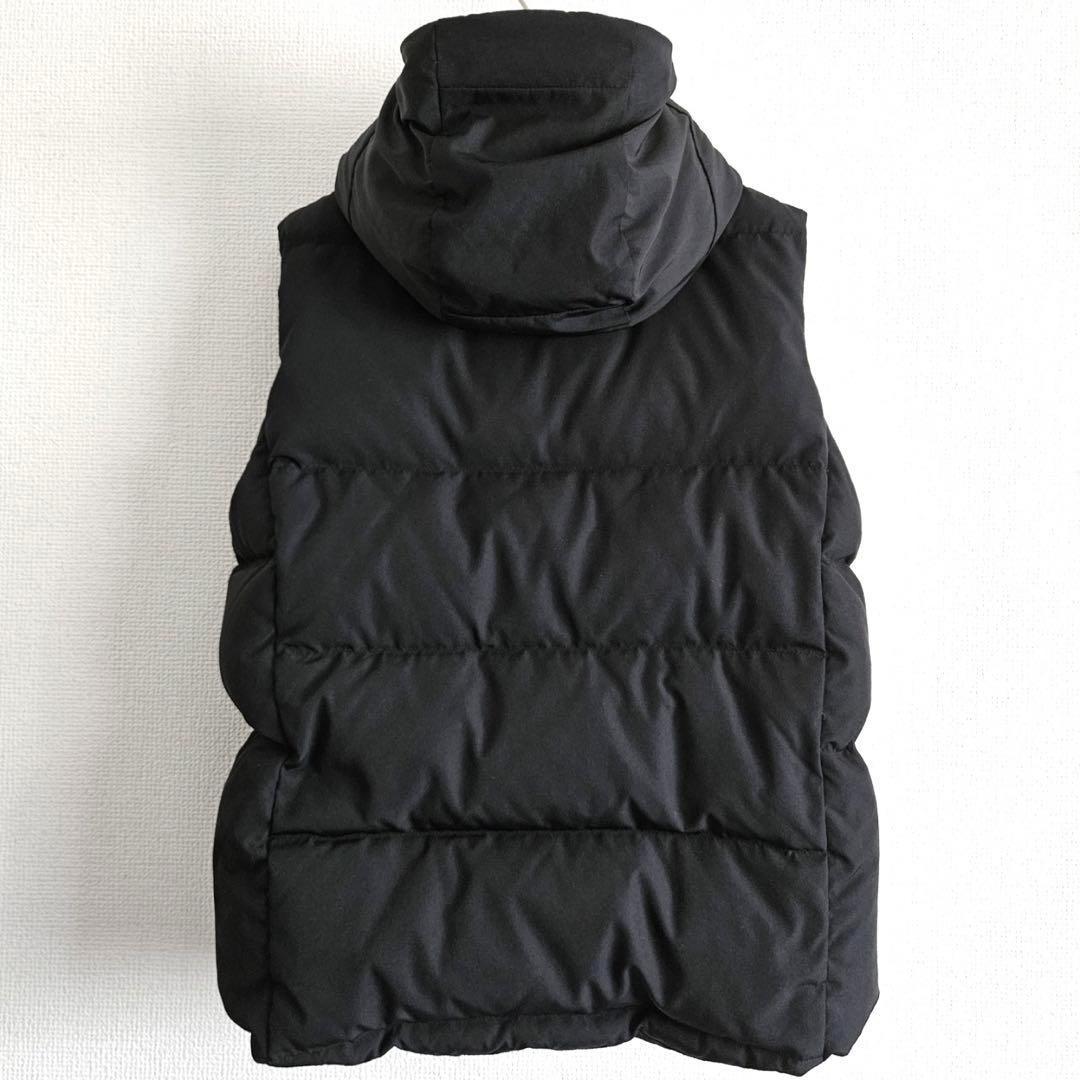 美品】ポロラルフローレン☆ダウンベスト ビッグポニー ロゴ刺繍 黒