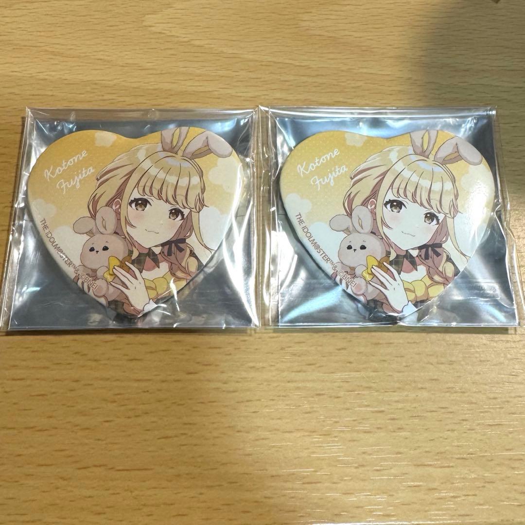 アイマス 学マス GIGO Lady Rabbit 缶バッジ 藤田ことね 2個 - メルカリ