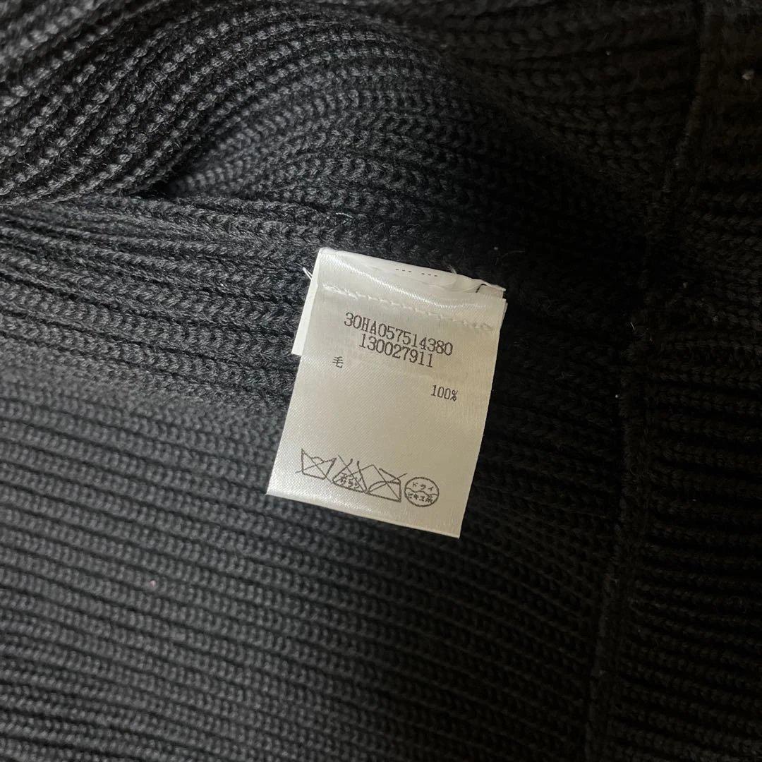 ほぼ新品 マルタン マルジェラ ⑭ドライバーズニット M 黒 スタッフ